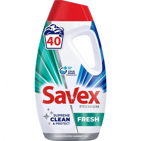 Casa si gradina - SAVEX DETERGENT LICHID 2IN1 1.8L (40 SPALARI) 2 IN 1 FRESH