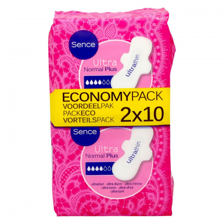 Sanatate si cosmetica - SENCE ABSORBANTE 2*10BUC/SET NORMAL