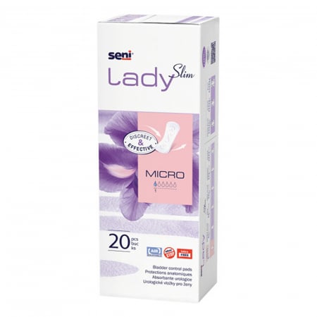  Absorbant - SENI ABSORBANTE PENTRU INCONTINENTA LADY SLIM MICRO 20BUC/SET