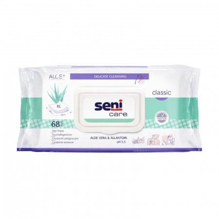  Absorbant - SENI SERVETELE UMEDE 68BUC/SET