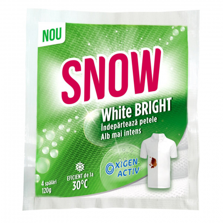  Aditiv pentru rufe - SNOW WHITE BRIGHT POWDER 120GR