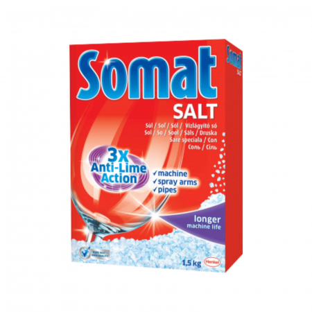  Detergent masina de spalat vase - SOMAT SARE PENTRU MASINA DE SPALAT VASE 3*ACTION 1.5KG