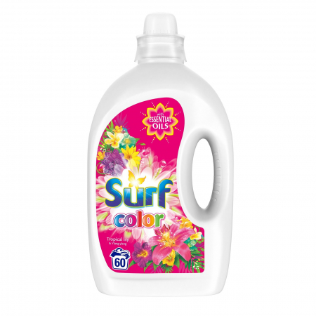 Casa si gradina - SURF DETERGENT LICHID 3L 60 SPALARI TROPICAL LILY YLANG -YLANG