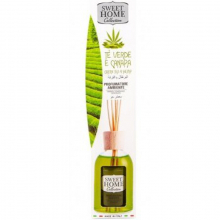  Parfum de camere - SWEET HOME ODORIZANT CAMERA CU BETE RATAN 100ML CEAI VERDE