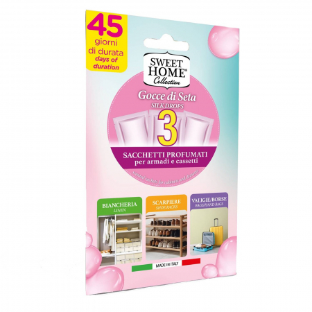  Parfum de camere - SWEET HOME ODORIZANT HAINE (DULAP) 3PLICURI/SET SILK DROPS