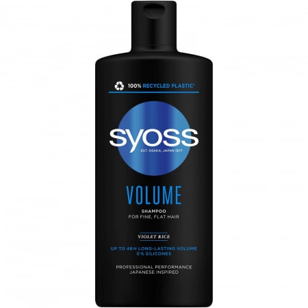  Tratament pentru par, conditioner pentru par, masca de par - SYOSS SAMPON PAR 440ML VOLUME