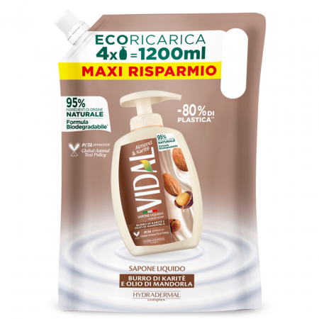  Sapun lichid, sapun - VIDAL SAPUN LICHID REZERVA 1200ML MANDORLA KARITE