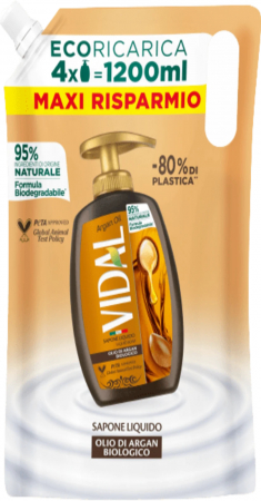 Sanatate si cosmetica - VIDAL SAPUN LICHID REZERVA 1200ML OLIO DI ARGAN