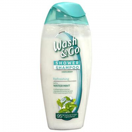 Sanatate si cosmetica - WASH AND GO SAMPON 250ML WATER MINT