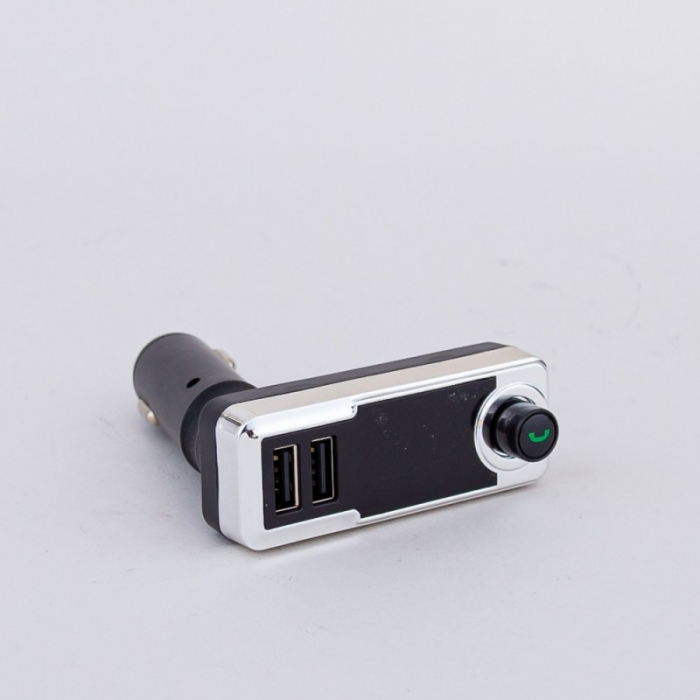 Car Kit audio Bluetooth, TFcard, dual USB, modulator fm cu incarcator auto - G12 [2]