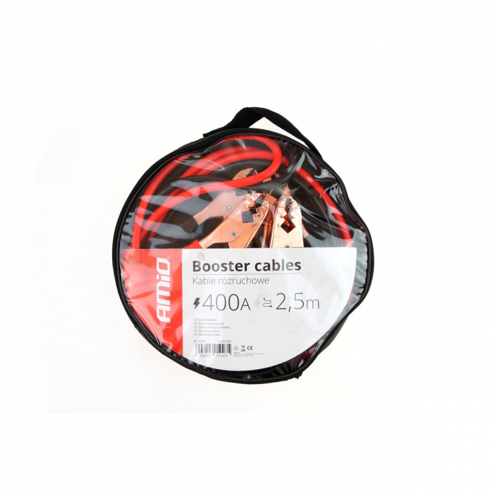 Set cabluri de pornire auto cu clesti, 400A - 2,5m [2]