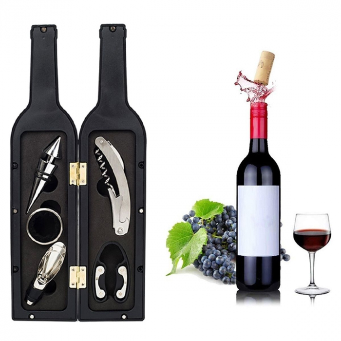 Set Cadou "Accesorii Vin in forma de Sticla, 6in1" [3]