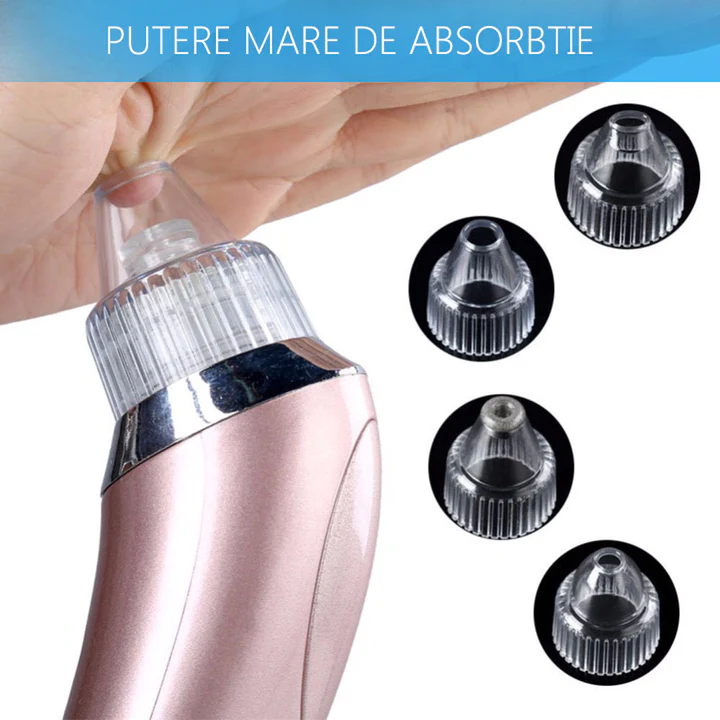 Aparat Vacuum Cleanser aspirator ingrijire ten, curatire cosuri, puncte negre, pori, acnee [3]