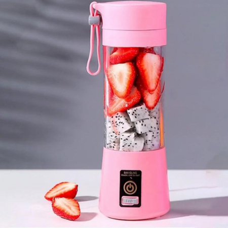 Blender, Juicer, Shaker Portabil Reincarcabil USB, Capacitate 380 ml storcator de fructe si legume [4]