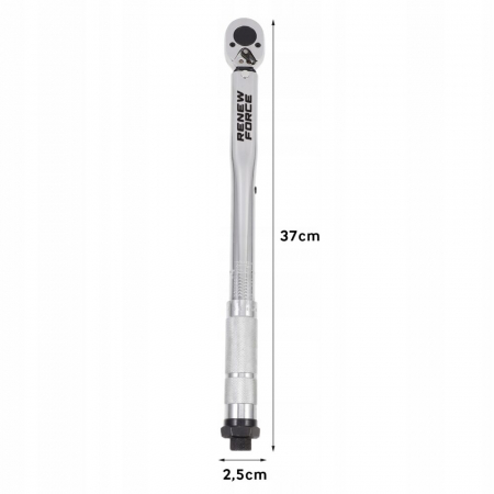 Cheie profesionala dinamometrica din otel/crom, 3/8″, cuplu reglabil 7-112 Nm, cu blocare [3]