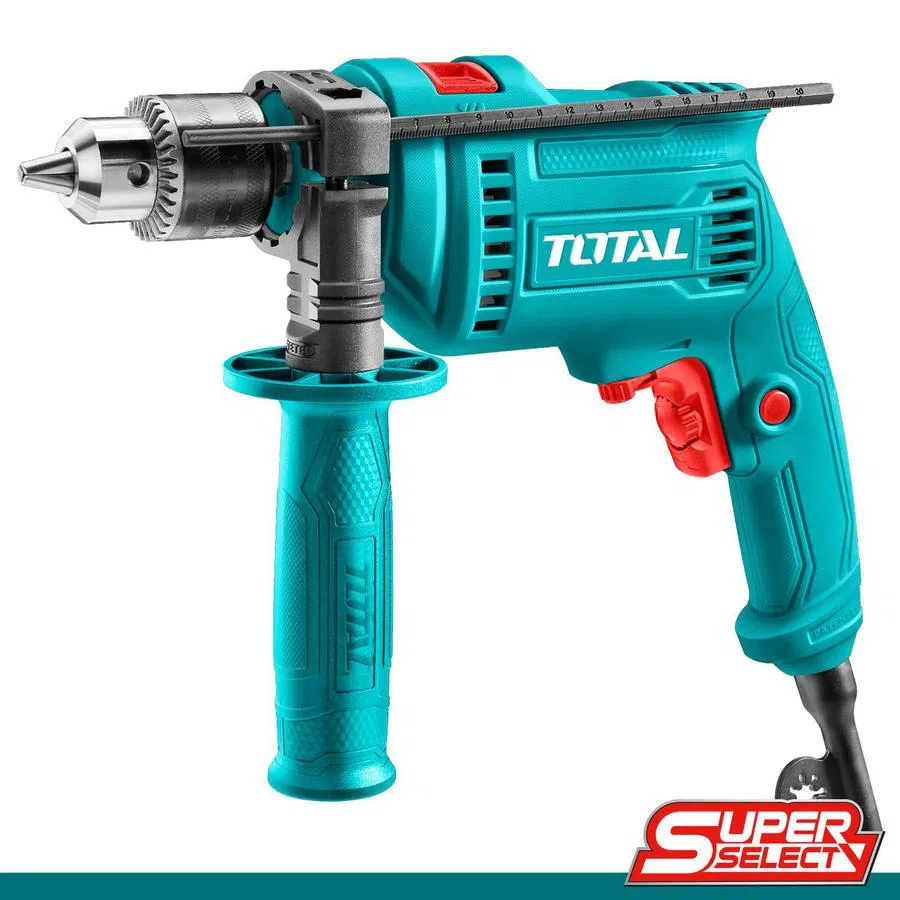 Scule la Priza 220V - Masina de gaurit cu percutie / bormasina TOTAL - 680W TG1061356