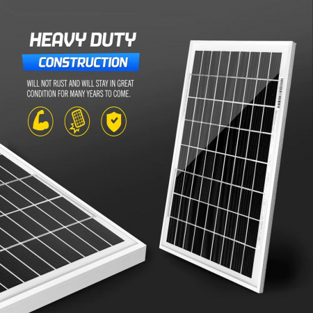 Lampi Solare - Panou Solar 30W, pentru incarcare baterii de 12V portabil