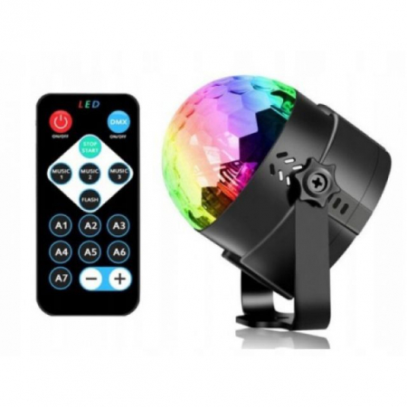 Proiector LED RGB cu telecomanda si senzor de sunet [3]