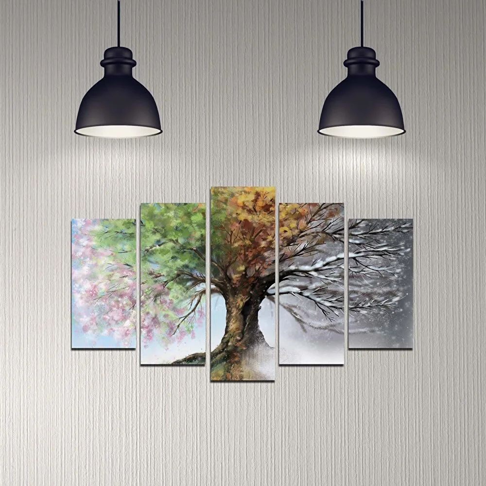 Casa si Gradina - tablou canvas