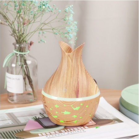 Casa si Gradina - Umidificator si Difuzor de Arome Terapeutice pentru Camera sau Birou - 330 ml - Stejar Deschis