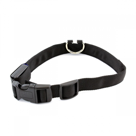 Zgarda iluminata cu LED pentru caine sau pisica, culoare Albastra, AVX-AG232A [2]