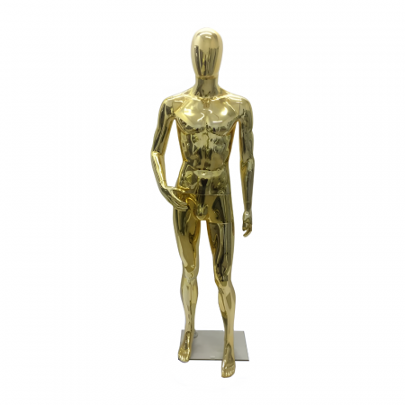 Barbat - Manechin barbat din plastic, Gold, BM4