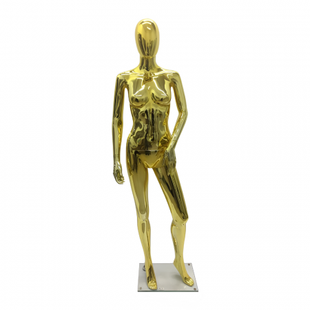 Manechini - Manechin dama din plastic, Gold, BF3