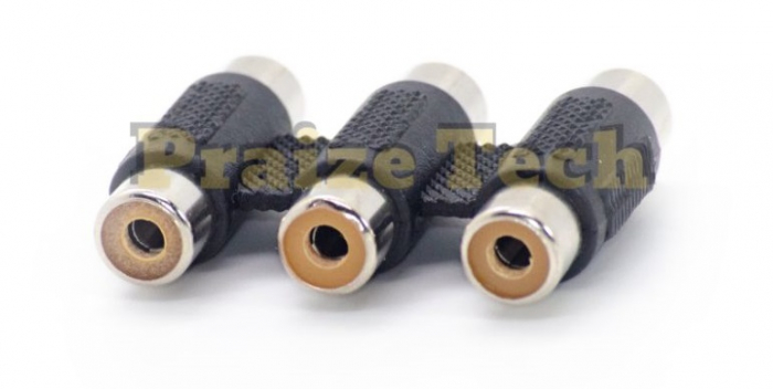 Adaptor 3xRCA Mama-Mama, Prelungitor pentru Sisteme Audio sau Video RGB, Component Video [2]