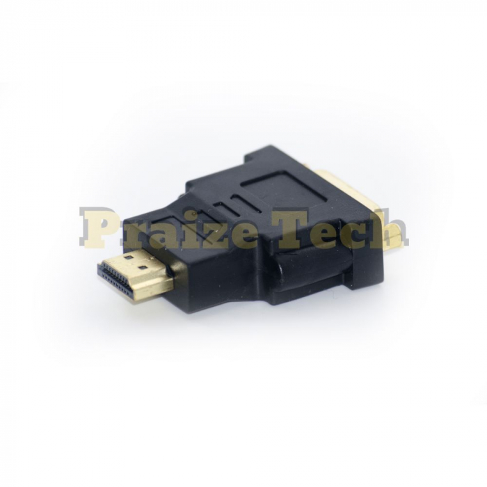 Adaptor DVI 29 Pini Mama - HDMI Tata, Model Gold, Adaptor pentru Sisteme Video DVI-I sau DVI-A [2]
