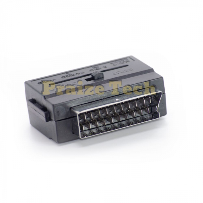 Adaptor Scart - 3RCA+SVHS cu Comutator, Adaptor pentru Sisteme Video DVI-I sau DVI-A [3]