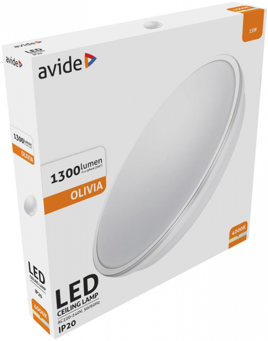 Aplică Plafonieră LED 15W 280*65mm NW 4000K Olivia [2]