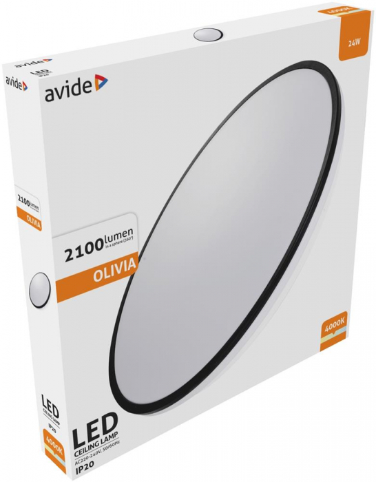 Aplică Plafonieră LED 24W 380*50mm NW 4000K Olivia [2]