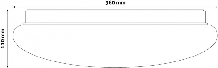 Plafonieră LED 24W 380*110mm CW 6400K Cordelia V2 [3]