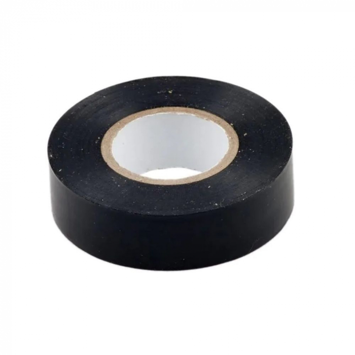Banda Izolatoare, Model Negru, 0.13x19mm, 10m Lungime - Banda Izolatoare PVC pentru Cabluri Electrice [1]