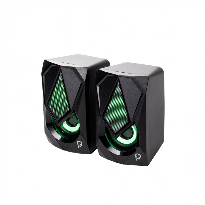 Boxe Gaming 2.0 Spacer, Negru, SPB-Storm, 6W(2X3W), USB [4]