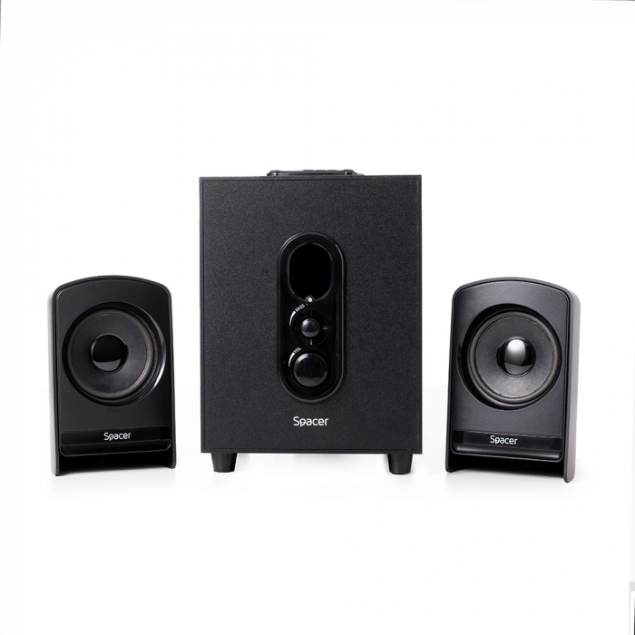 Boxe 2.1 Spacer, BT London, 20W(2X5W+10W), USB – Bluetooth si Jack [2]