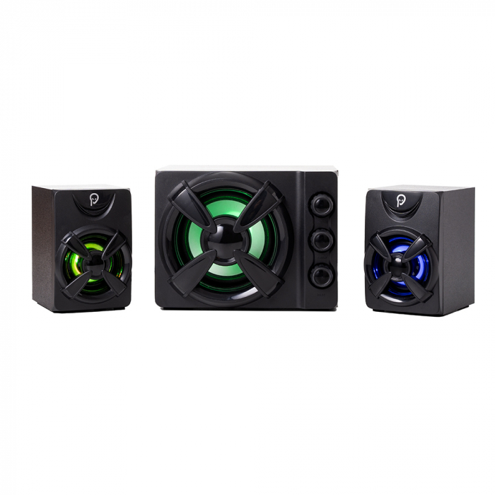 Boxe 2.1 Spacer, Negru, Thunder, 11W(2X3W+5W), USB – Control Volum, Bass [2]