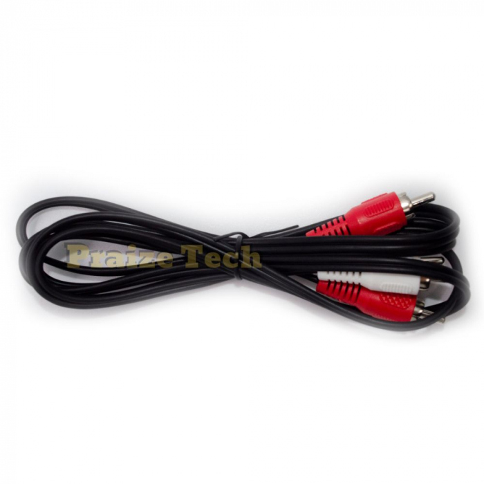 Cablu Audio 2xRCA Tata-Tata, 1.5m Lungime - Tip Male-Male pentru Sistem HIFI, Amplificatoare, Semnal Audio HD [4]