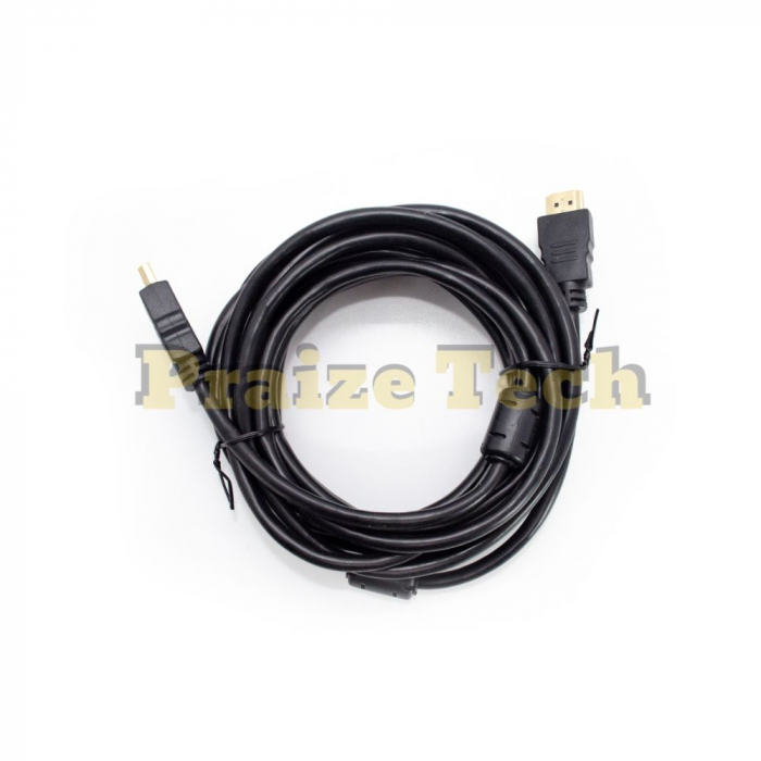 Cablu HDMI 1.4, 19 Pini Tata-Tata, Lungime 5m - TV HD, Monitoare sau Console [2]