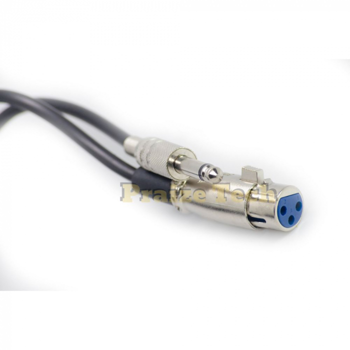 Cablu Jack 6.3mm Mono Tata - XLR Canon Mama, 5m Lungime - Cablu pentru Instrumente Profesionale [2]
