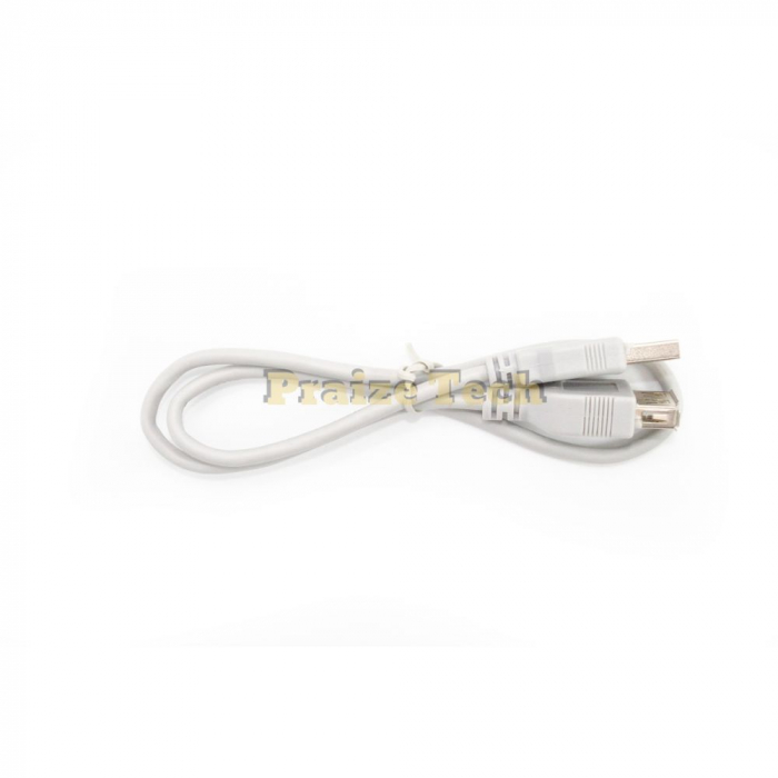 Cablu USB A Tata-Mama Gri, Versiune 2.0, 0.5 M Lungime - Prelungitor Extensie USB Tip Mama Tata [3]
