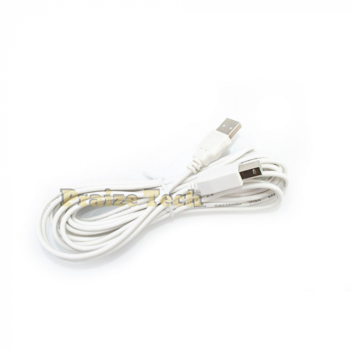 Cablu USB A Tata - USB B Tata, Alb, Cablu Imprimanta, 3m Lungime - Ideal pentru Scanner, HDD extern, Hub USB [3]