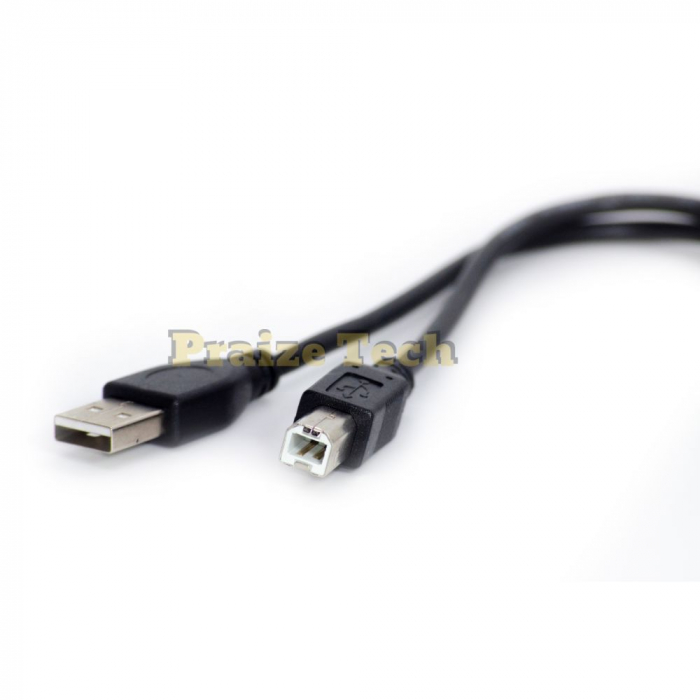 Cablu USB A Tata - USB B Tata, Negru, Cablu Imprimanta, 1.5 M Lungime - Ideal pentru Scanner, HDD extern, Hub USB [5]