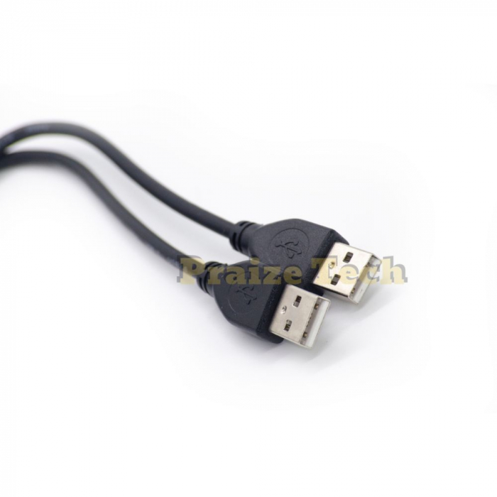Cablu USB Tata A-A, Model Negru, Lungime 1.8m - Cablu USB Tata A pentru Calculator, Consola, Media Player [2]