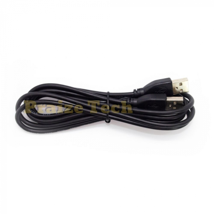Cablu USB Tata A-A, Model Negru, Lungime 1.8m - Cablu USB Tata A pentru Calculator, Consola, Media Player [3]