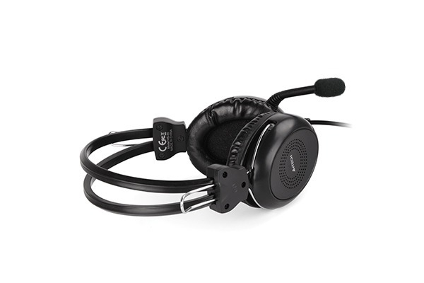 Casti A4Tech, Model Negru, HU-30, Microfon – Conectare USB [3]