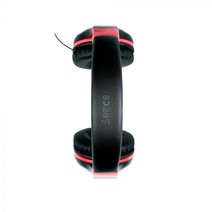 Casti Spacer, Model Rosu, SPHS-Pearl-RD, Microfon – Conectare 2x Jack [4]