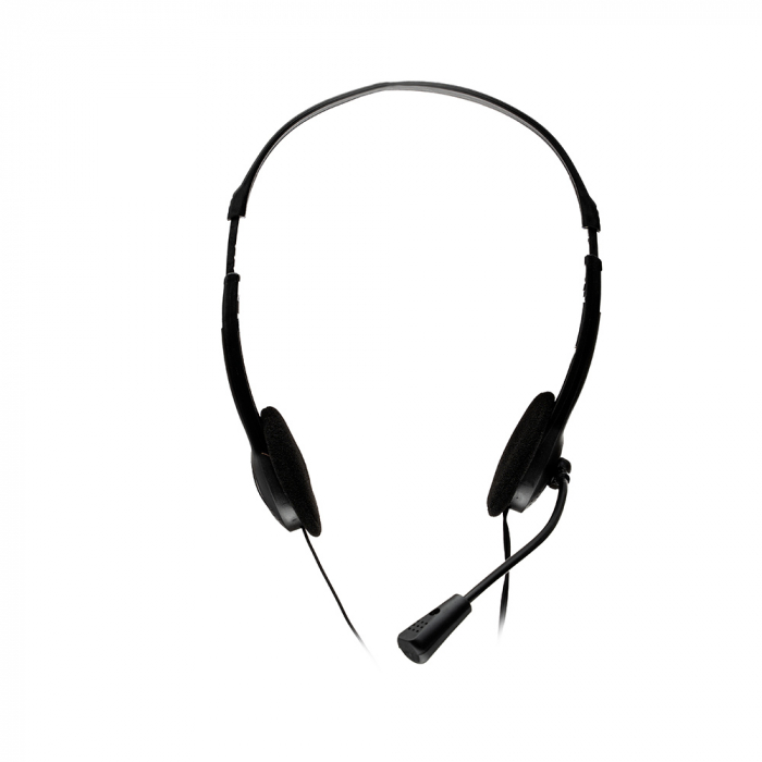 Casti Spacer, Model Negru, SPK-223, Microfon – Call Center [2]