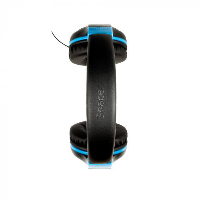 Casti Spacer, Model Albastru, SPHS-Pearl-B, Microfon – Conectare 2x Jack [4]