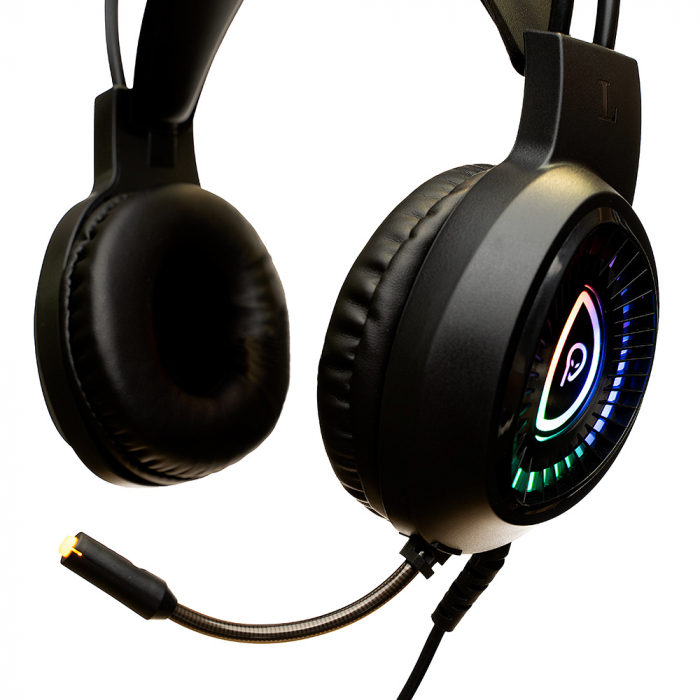Casti Gaming Spacer, RGB, SPGH-Phantom cu Microfon – Lumini RGB [5]